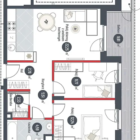 Praga Prestige Apartment, Balcony And Garage *